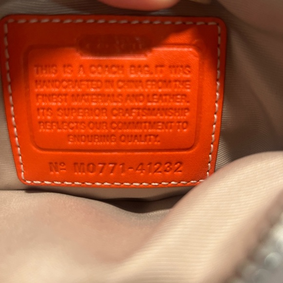 Coach Hampton Scribble Stripe Swingpack Crossbody Bag Purse - Picture 14 of 15